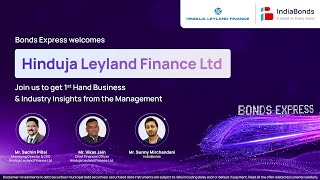 IndiaBonds Welcomes The Management Of Hinduja Leyland Finance Ltd [upl. by Aslehc440]