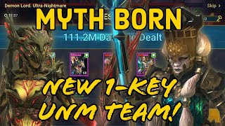 Myth Born New 1Key UNM Speed Tune Raid Shadow Legends [upl. by Laeria768]