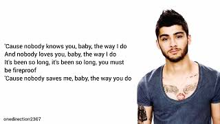 One Direction  Fireproof Lyrics  Pictures [upl. by Yttiy650]