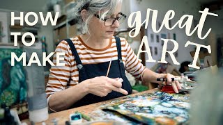 How to ACTUALLY make GREAT ART ✨ Paint with Me  start to finish  Suitable for all levels [upl. by Kawasaki]