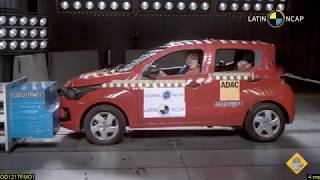 Fiat Mobi obtiene una estrella en crash test de Latin NCAP [upl. by Reggis]