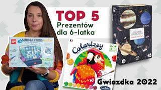 Top 5 prezentów dla 6latka  Gwiazdka 2022 [upl. by Ocram]