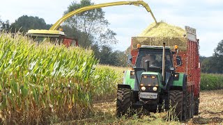 Maisernte 2024  Youngtimer Field Day  Mais Silage  Different Machines in The Field [upl. by Enelrats]