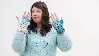 How To Crochet Fingerless Gloves [upl. by Iila]