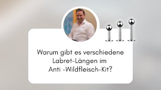 Warum gibt es verschiedene LabretLängen in unserem AntiWildfleisch Kit 🤔  💉 Marcs Piercing [upl. by Etteraj]