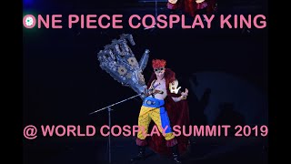 ONE PIECE COSPLAY KING ALL PERFORMANCES  WORLD COSPLAY SUMMIT 2019 NAGOYA [upl. by Edelsten]