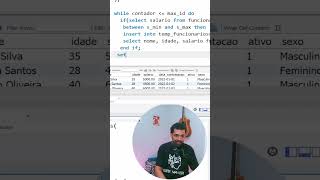 🎯🎓🤑 Explorando o loop While em SQL  Aula completa no canal shorts database [upl. by Pren]