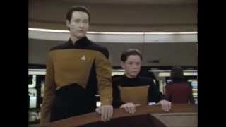 Star Trek TNG Data quotDrop the shieldsquot  S5E11  6 January 1992 [upl. by Edan437]