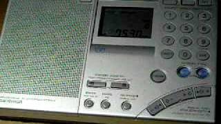 Radio Pakistan 7530 kHz received in Germany [upl. by Yelrebma]