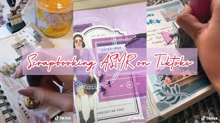 Scrapbooking ASMR  TikTok Compilation 2020 [upl. by Clarey523]