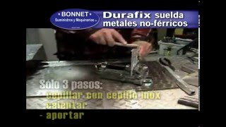 VARILLAS DURAFIX PARA SOLDAR ALUMINIO CANARIAS [upl. by Danice]