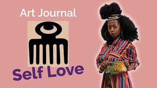 How to Draw SelfLove  Duafe  Adinkra Art Journal Series [upl. by Riatsala423]