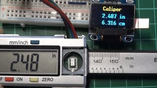 Digital caliper reading with Arduino [upl. by Farkas668]