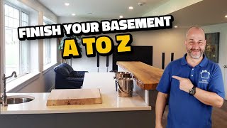 DIY  How To Renovate an Unfinished Basement  A To Z [upl. by Sokairyk]