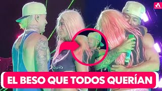 Con Beso y Entre Lágrimas Así Reaccionó Karol G a la sorpresa de Feid Así Celebraron Su Relación [upl. by Ymmaj107]