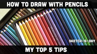 How to draw anything My top 4 primsacolor pencil sketching tips [upl. by Alyworth36]