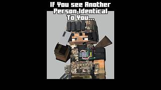 If You See Another Person Identical To You  minecraftanimation prisma3d shorts memes fyp [upl. by Arno]