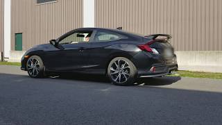 Yonaka Motorsports 2017 Civic Si coupe Catback Exhaust Sound Clip [upl. by Ogawa278]