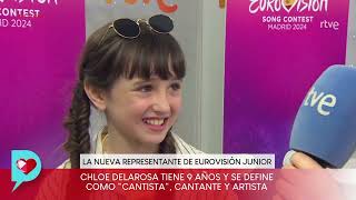 Chloe DelaRosa 🇪🇦 JESC 2024 on D Corazón 21072024 [upl. by Anikram]