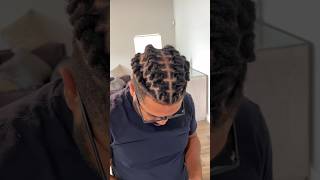 Barrel twists 🔥 locs retwist [upl. by Enelyk]