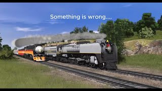 Lindenwood deraliment  Trainz test  delayed gift for NHNProductionsYT [upl. by Alywt]