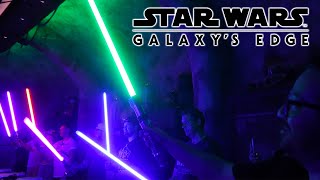 Full Lightsaber Building Experience at Savis Workshop in Galaxys Edge  Disney World April 2023 [upl. by Brouwer872]