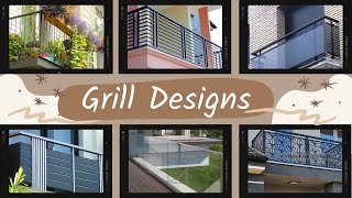 Modern Grill Designs 2024  Balcony Grill Designs  Luxury Grill for House [upl. by Oirasan]