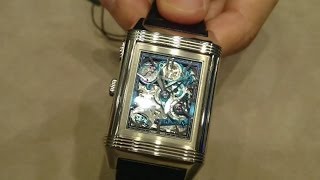 JaegerLeCoultre Reverso Répétition Minutes à Rideau Venise ref 235352M minute repeater chime [upl. by Drawe]