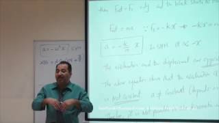 Lecture 21 Oscillatory motion [upl. by Llevert]