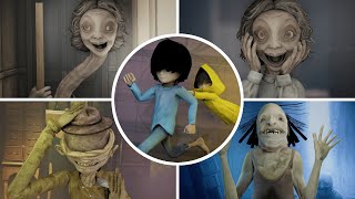 Little Nightmares 2  DLCS with Super Seven Mod  Full Game  All Bosses [upl. by Hamer586]