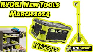 Ryobi New Tools March 2024 [upl. by Gower318]