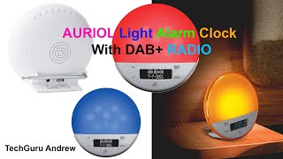 AURIOL Light Alarm Clock With DAB RADIO REVIEW [upl. by Concordia854]