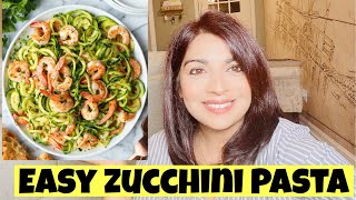 Easy Zucchini Pasta Recipe  How To Make Zucchini Noodles [upl. by Doris]