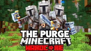 100 Players Simulate a MEDIEVAL PURGE in Minecraft [upl. by Dyl]