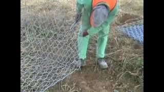 Gabion Installation Video [upl. by Mose]