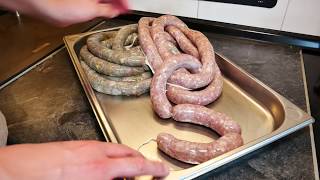 Frische Bratwurst Saucisse de Toulouse amp Bärlauch Bratwurst  ZELSIUS Profi Wurstfüller [upl. by Esiuqcaj]