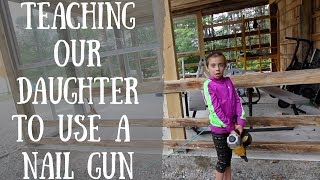 Building our Off Grid Outdoor Kitchen with our 9 Year Old Daughter [upl. by Margarette256]