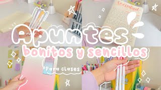 Apuntes bonitos y sencillos 🌈  Colab con solnotes [upl. by Esoryram723]