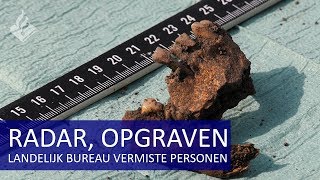 Politie doet onderzoek naar vermissing Grondradar opgraven amp onderzoek LBVP [upl. by Ecinreb]