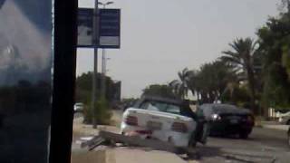 Mustang Crash Into Street Light Pole [upl. by Nathan]