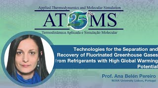 Technologies for the Separation and Recovery of Fluorinated Greenhouse Gases from Refrigerants [upl. by Mckee]