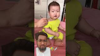 vaccination pack funnybaby funny vaccination babyvaccination baby cutbeaby viralbabyclip [upl. by Einahc751]