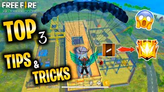 TOP 3 FACTORY TIPS AND TRICKS🔥 RANK PUSHING ON FACTORY ROOF😍  VISHESH FF  GARENA FREE FIRE [upl. by Euqinahs]