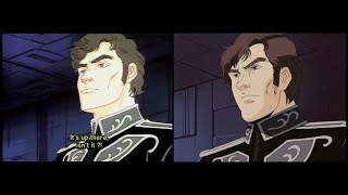 LoGH  Episode 7 610  LaserDisc vs Bluray [upl. by Rickert765]