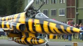 Northrop F5 Fredomfighter Eye of the tiger Kjeller Norway 02 [upl. by Toomay]