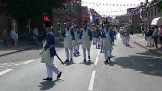 Schützenfest in GVNeukirchen am 21 05 2023 Die Reiter die Artilerie und die Grenadiere ziehen auf [upl. by Neils]