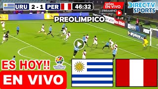 Uruguay vs Peru EN VIVO donde ver y a que hora juega uruguay vs peru Preolimpico 2024 sub 23 partido [upl. by Voltz]