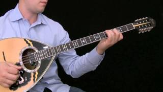 Bouzouki Lesson  FMajor scale motifs on the Kalamatiano rhythm [upl. by Prunella]