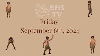 Brownsburg High School TV News  Friday September 6th 2024 [upl. by De660]