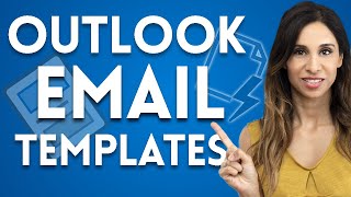 How To Create Email Templates in Outlook  My Templates amp Quick Parts [upl. by Epolulot]